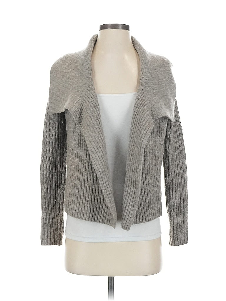 Pre-owned Gap Cardigan Sweater In Gray