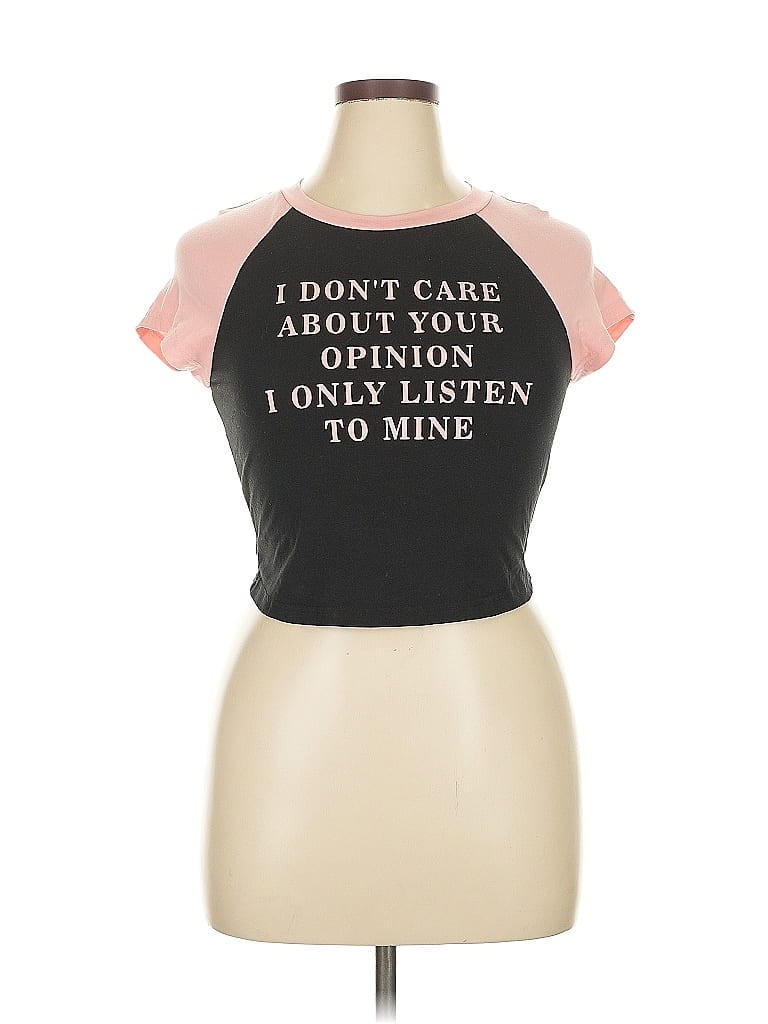 Pre-owned Shein Curve Sleeveless T-shirt In Pink