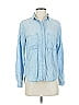 Bella Dahl 100% Tencel Blue Long Sleeve Button-Down Shirt Size S - photo 1