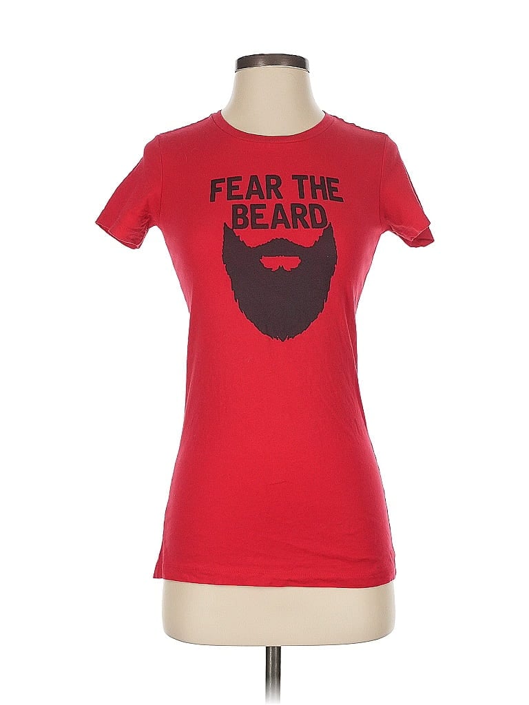 Pre-owned Bella+canvas Short Sleeve T-shirt In Red