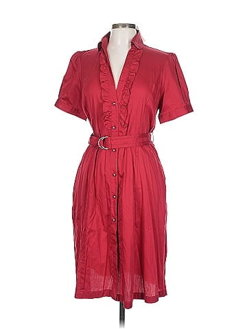Pink Tartan Casual Dress (view 1)