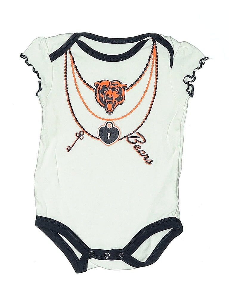 Pre-owned Team Apparel Babies' Short Sleeve Onesie In White