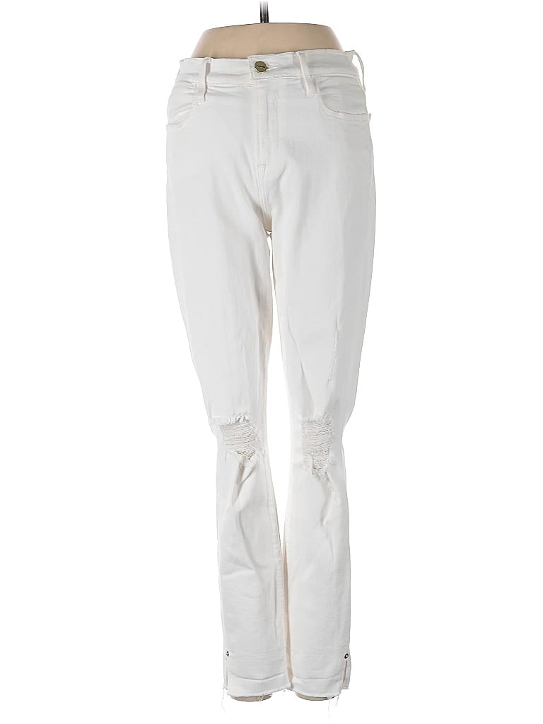 Click to view more detailed imagery on our partner's website Pre-owned Frame Jeans In White