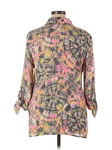 Ruby Rd. 3/4 Sleeve Button-Down Shirt (view 2)