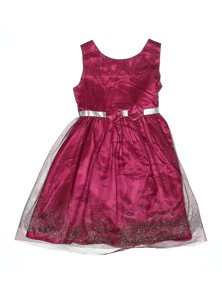 J.Crew Factory Store 100% Polyester Burgundy Dress Size 5 - photo 1