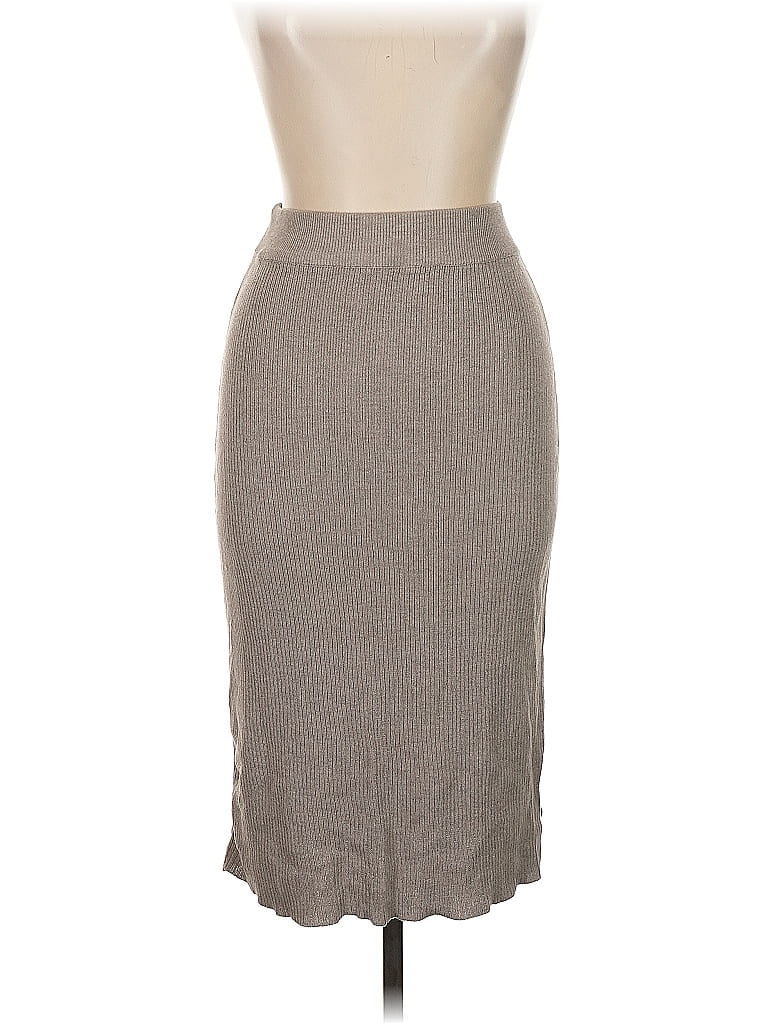 Pre-owned Assorted Brands Casual Skirt In Gray