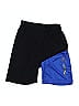 Members Only 100% Polyester Color Block Black Athletic Shorts Size 8 - photo 1