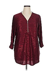 Jm Collection 3/4 Sleeve Blouse