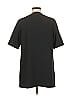 ICE 100% Acetate Black Short Sleeve Blouse Size M - photo 2