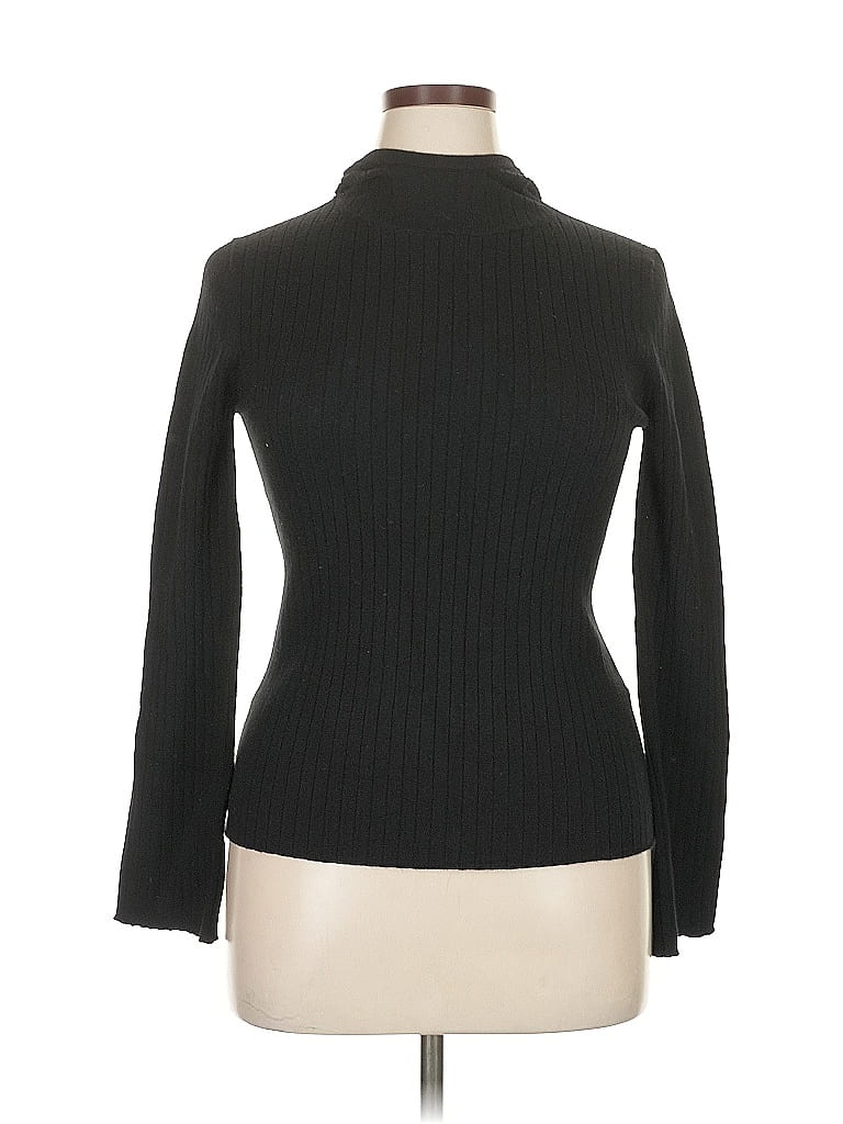 Pre-owned Zara Turtleneck Sweater In Black