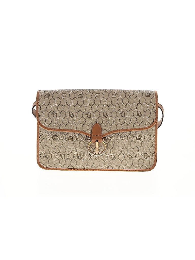 Christian Dior 100% Coated Canvas Tan Vintage Shoulder Bag One size - photo 1