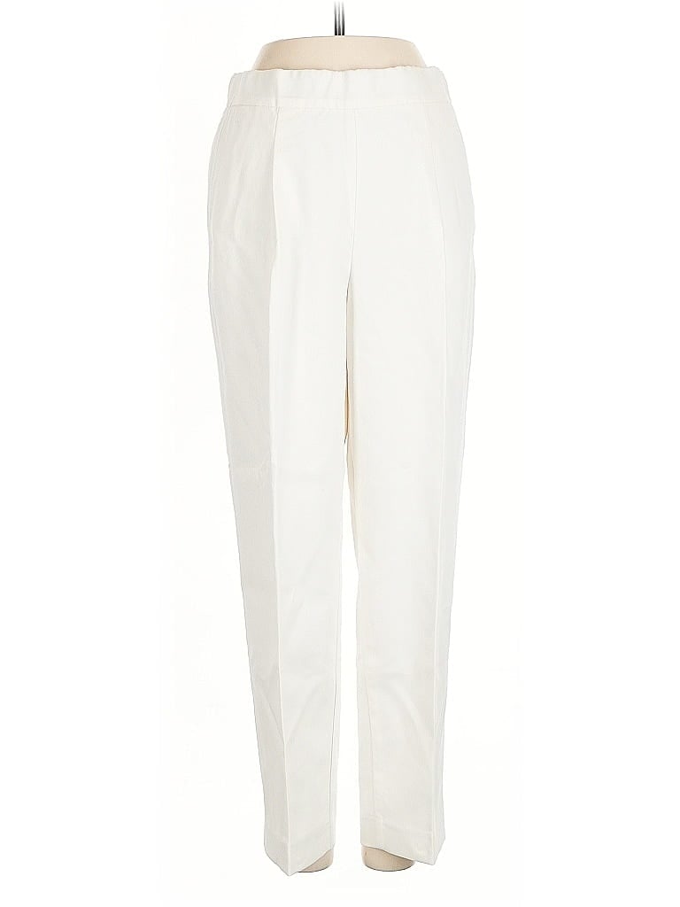 Pre-owned Ann Taylor Casual Pants In White