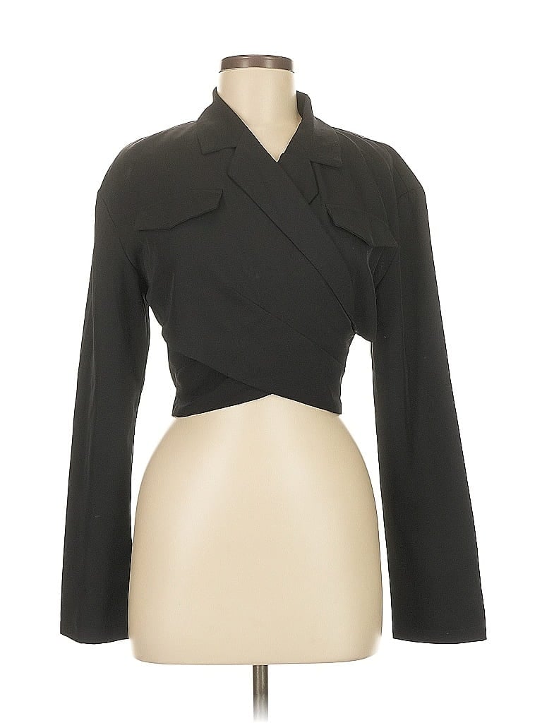 Pre-owned Nasty Gal Inc. Jacket In Black