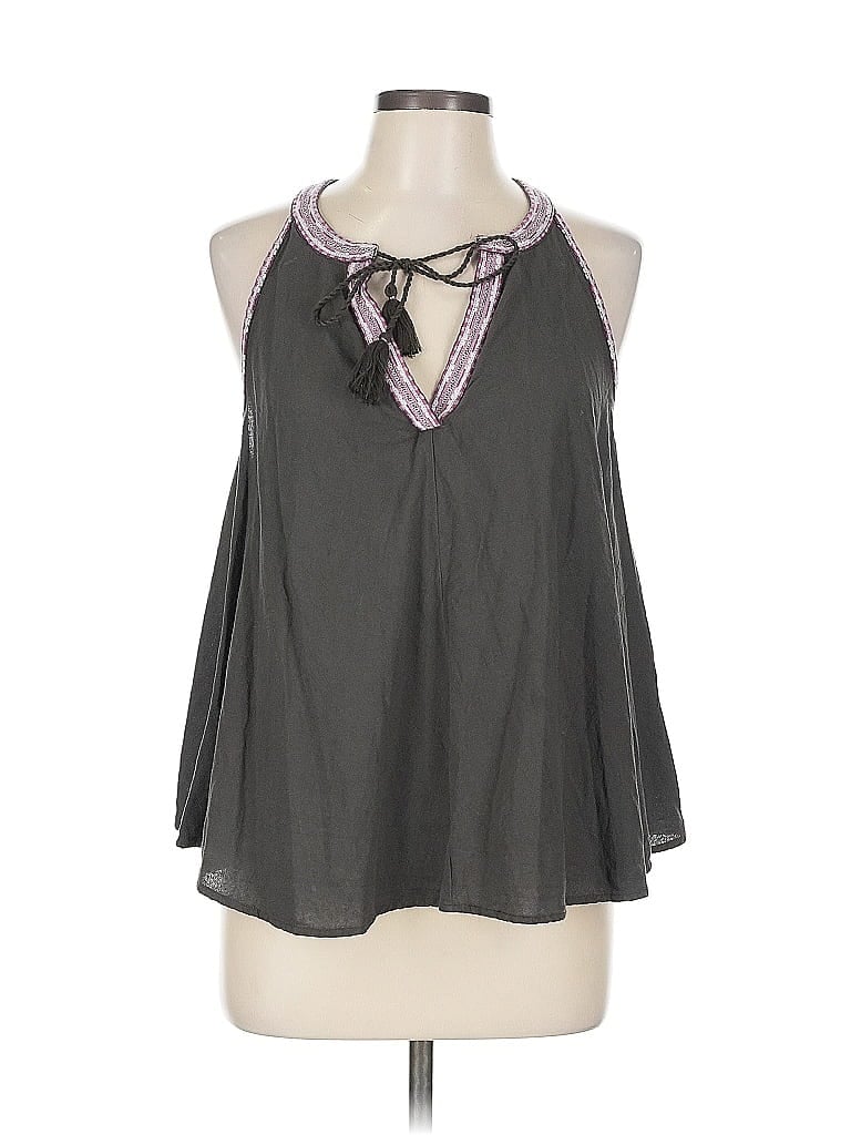 Pre-owned Lucky Brand Sleeveless Blouse In Purple