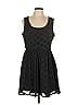 Jessica Simpson 100% Polyester Polka Dots Black Casual Dress Size 13 - photo 1