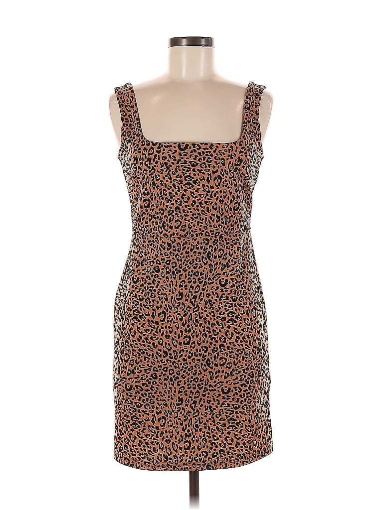 H&M Pre-owned Cocktail Dress In Brown