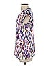 CAbi 100% Polyester Purple Short Sleeve Blouse Size XS - photo 5