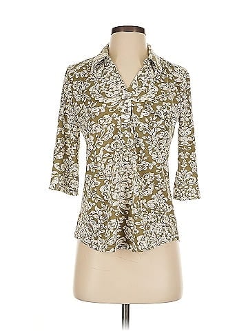 Emily Daniels 3/4 Sleeve Button-Down Shirt (view 1)