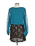 Jealous Tomato 100% Polyester Teal Cocktail Dress Size L - photo 2