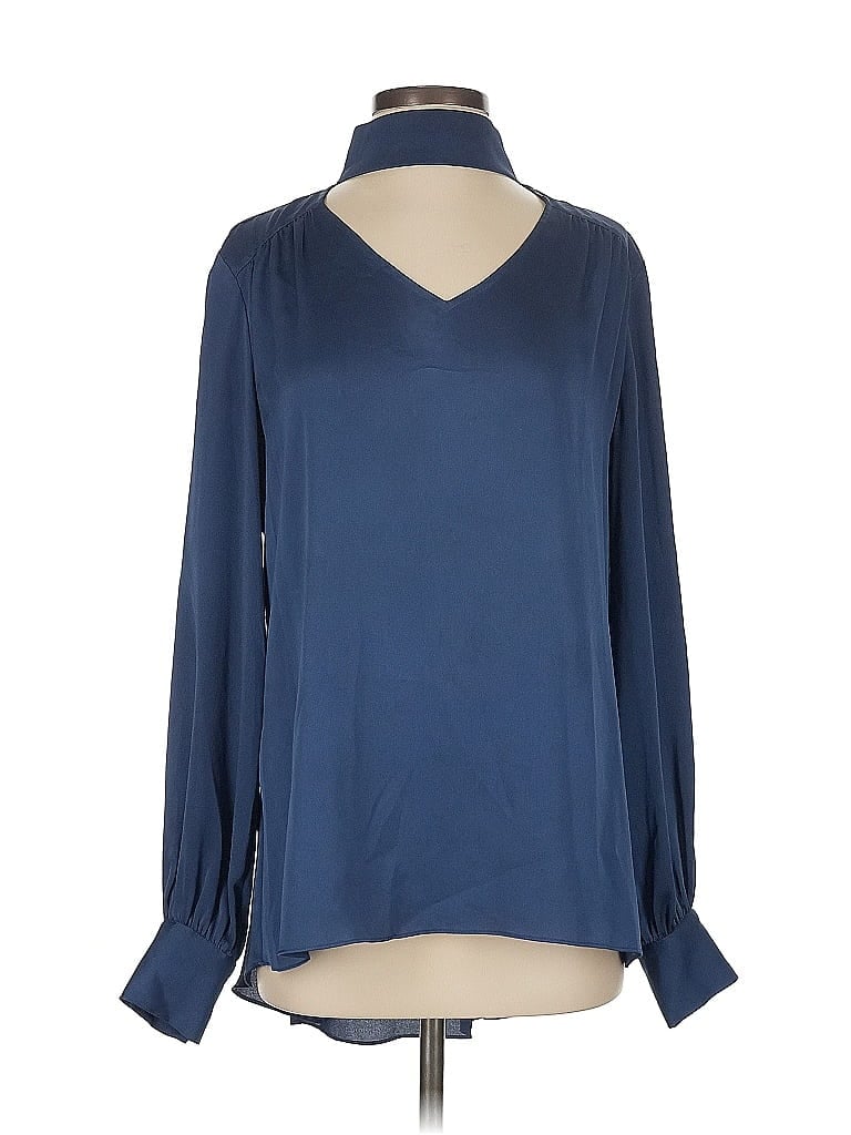 Click to view more detailed imagery on our partner's website Pre-owned Vince Camuto Long Sleeve Blouse In Blue