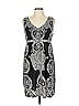 INC International Concepts Paisley Gray Cocktail Dress Size L (petite) - photo 1