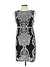 INC International Concepts Paisley Gray Cocktail Dress Size L (petite) - photo 2