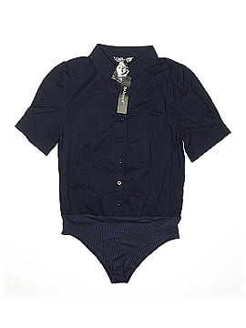 Allegra K Short Sleeve Button Down Shirt