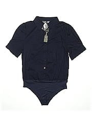 Allegra K Short Sleeve Button Down Shirt