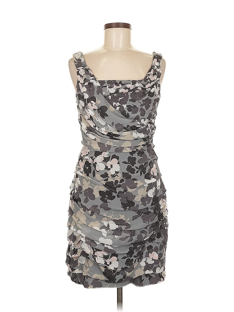 Pre-owned Express Cocktail Dress In Gray