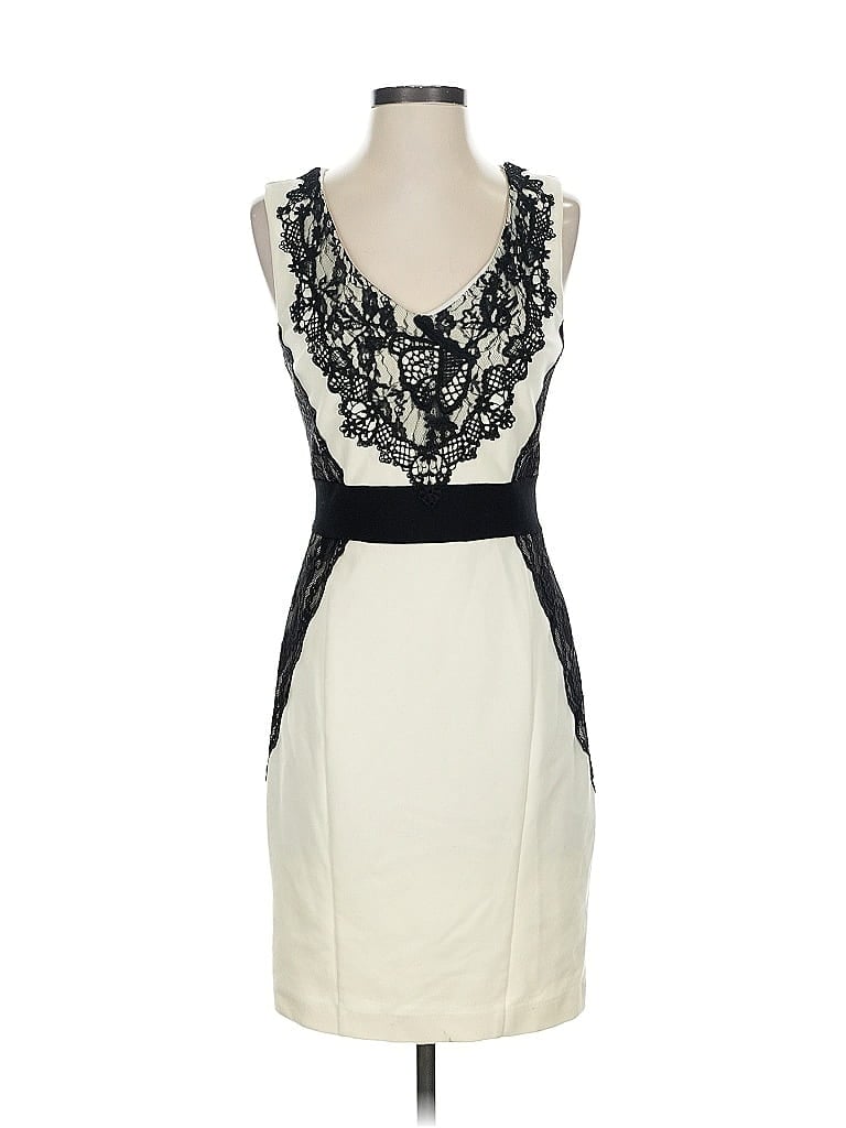 Pre-owned Jennifer Lopez Cocktail Dress In White