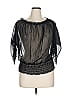 Catch My i 100% Polyester Black 3/4 Sleeve Blouse Size XL - photo 1
