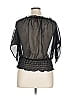Catch My i 100% Polyester Black 3/4 Sleeve Blouse Size XL - photo 2