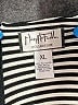 Mary McFadden Stripes Black Casual Dress Size XL - photo 3