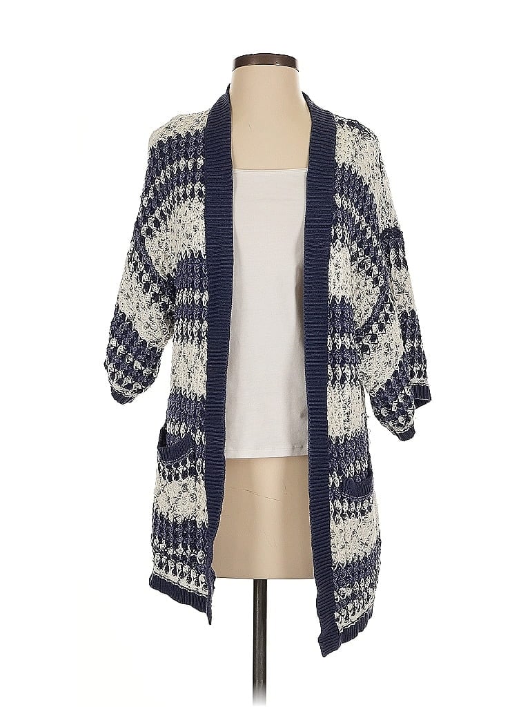 ABERCROMBIE & FITCH Pre-owned Cardigan Sweater In Blue