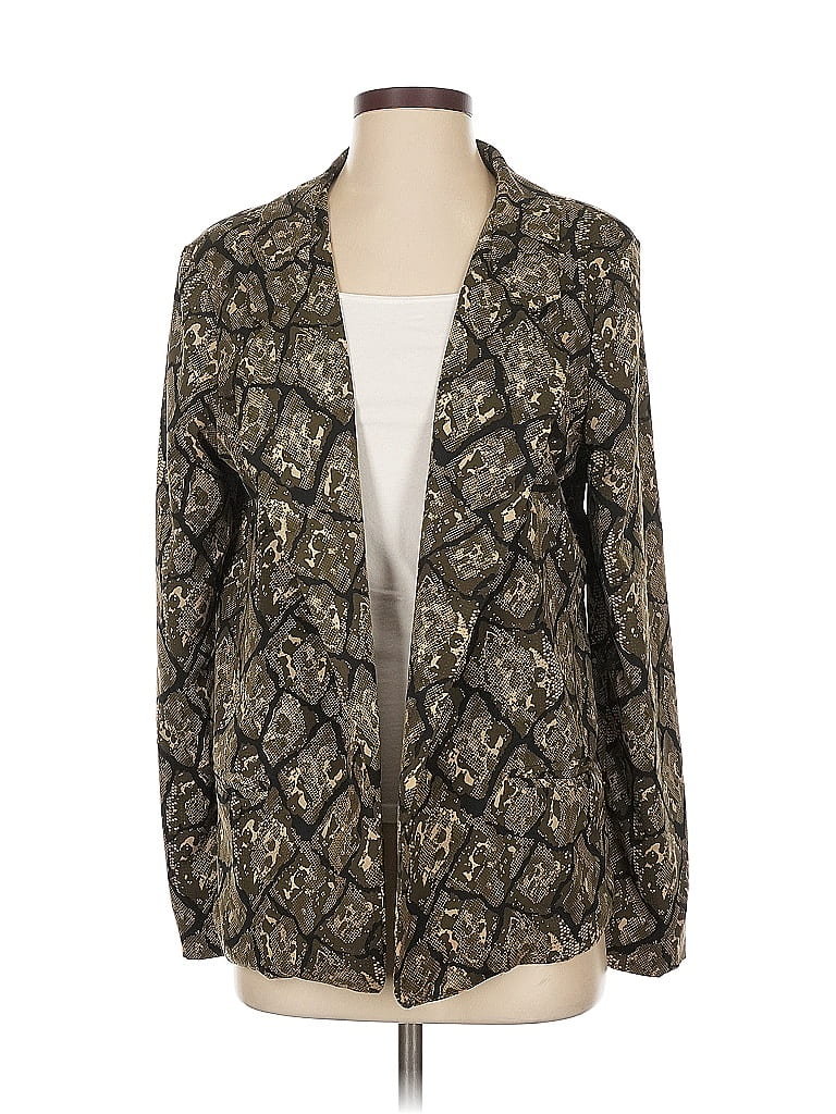 Pre-owned Pjk Patterson J. Kincaid Blazer Jacket In Gold
