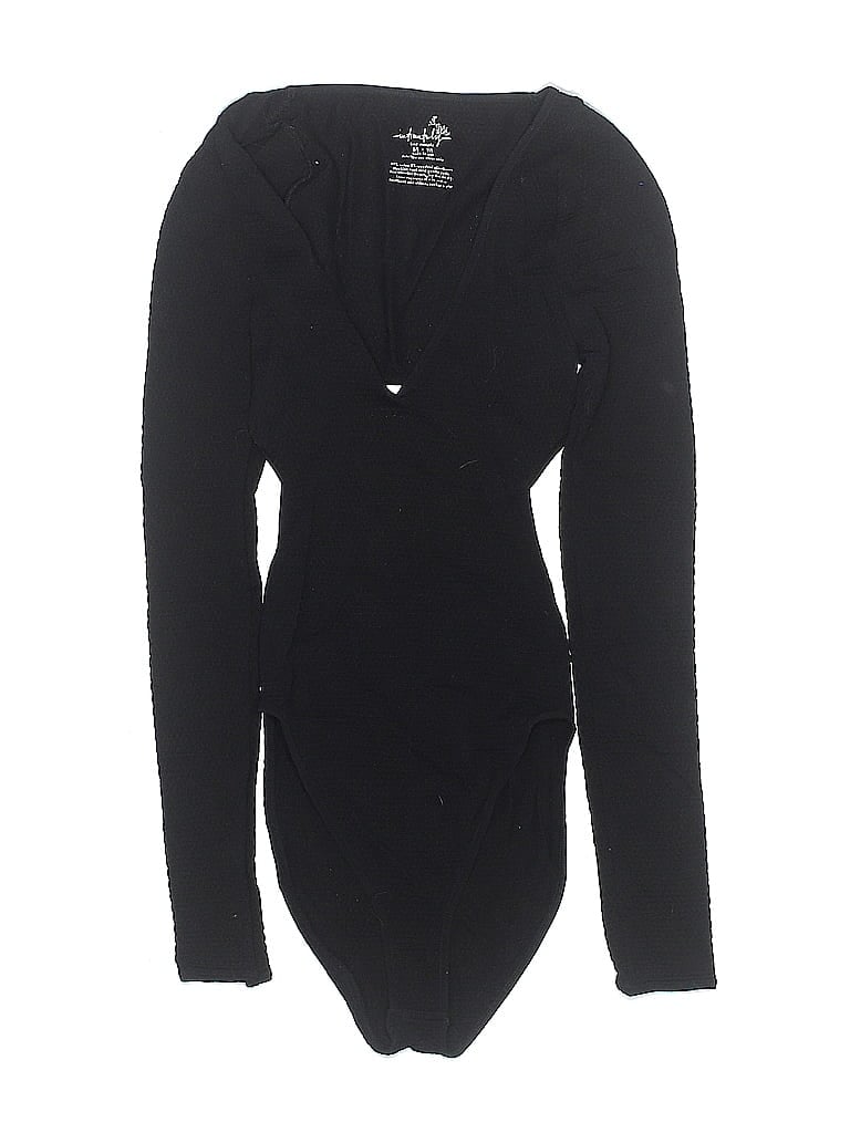 Pre-owned Intimately By Free People Bodysuit In Black