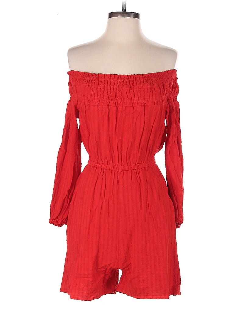 Pre-owned Amadi Romper In Red