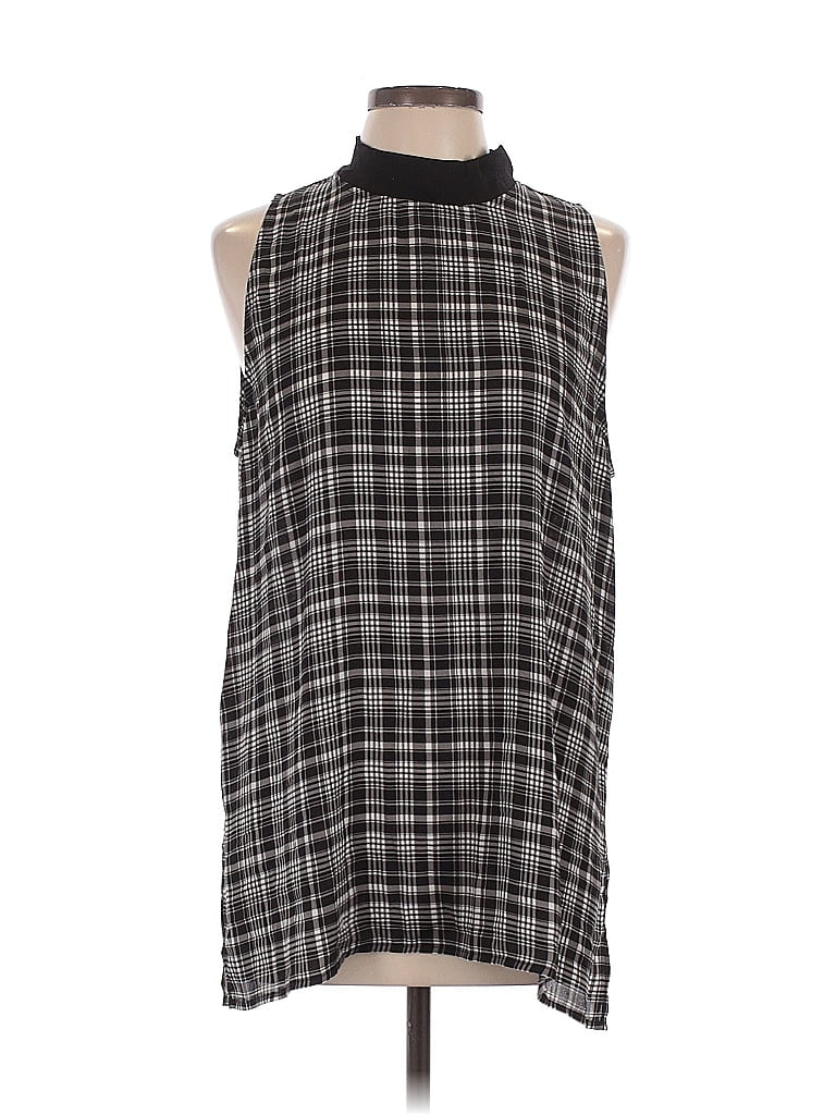 Pre-owned Ann Taylor Loft Outlet Sleeveless Blouse In Black