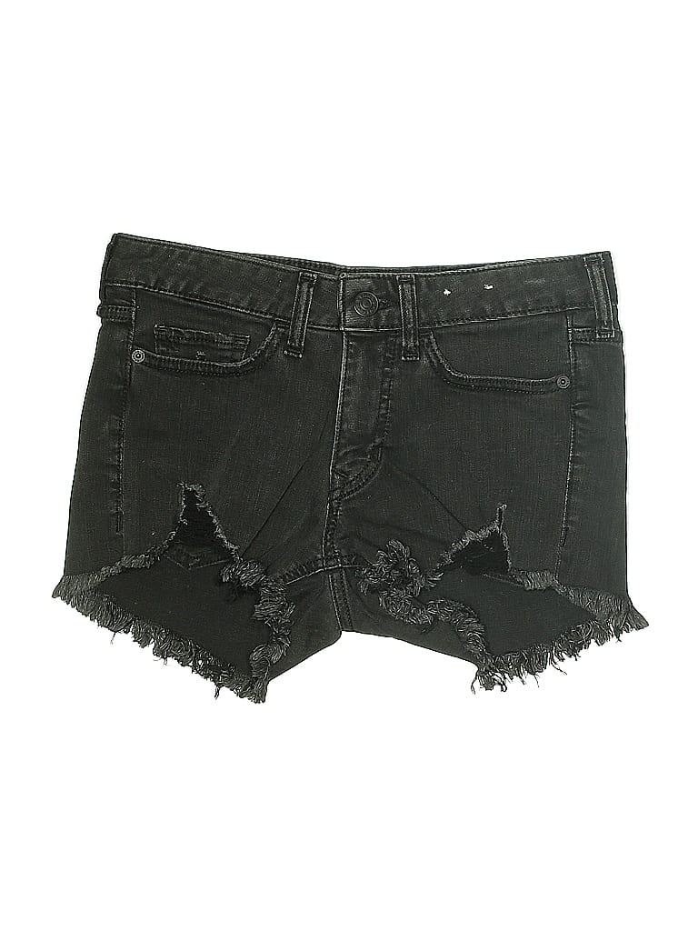 Pre-owned Express Denim Shorts In Black
