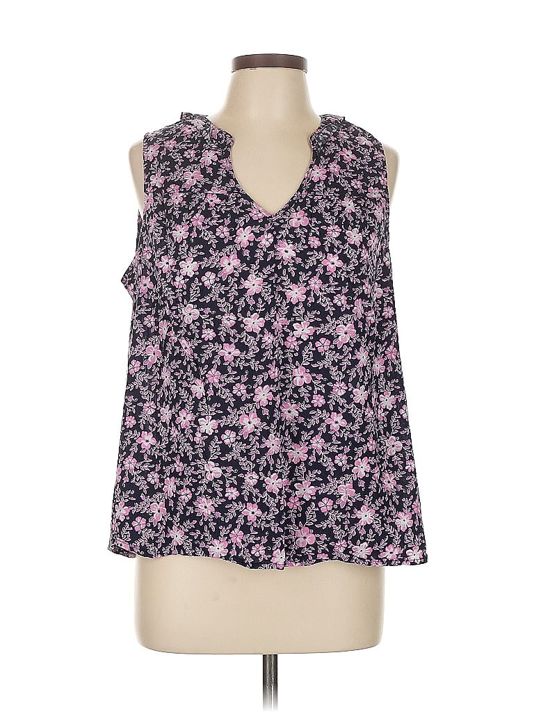 Pre-owned Gap Sleeveless Blouse In Pink