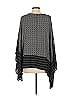 Alya 100% Rayon Gray Black Long Sleeve Blouse Size S - photo 2