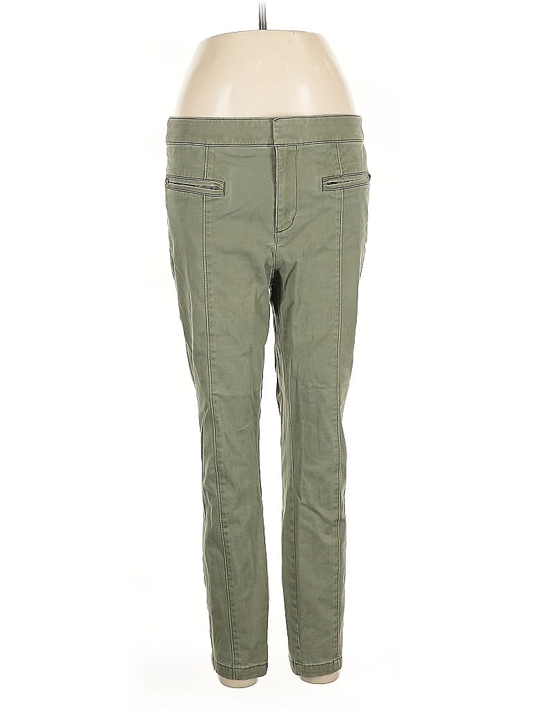 Pre-owned Ann Taylor Loft Outlet Khaki Pant In Green
