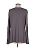 LOGO by Lori Goldstein Gray Long Sleeve T-Shirt Size M - photo 2