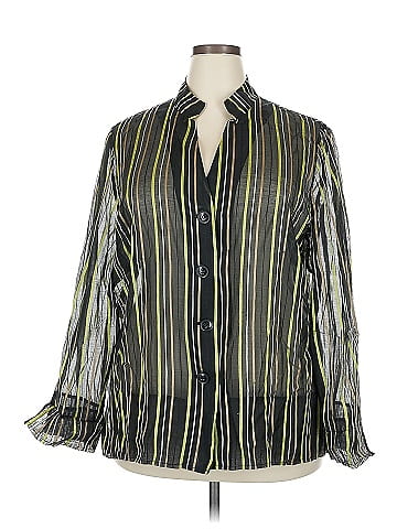 Jones New York Collection Long Sleeve Blouse (view 1)
