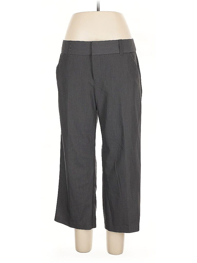 Pre-owned Daisy Fuentes Dress Pants In Gray