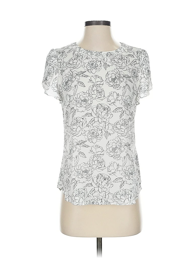 41HAWTHORN Pre-owned Short Sleeve Blouse In Silver