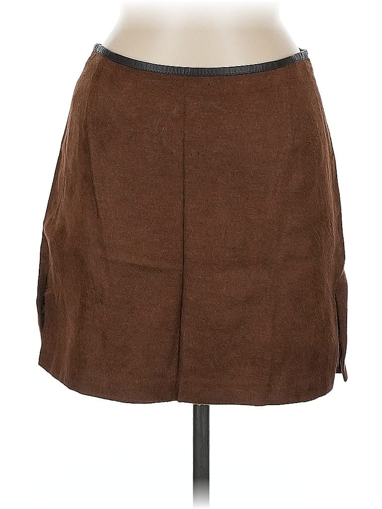 Pre-owned Hugo Buscati Collection Casual Skirt In Brown