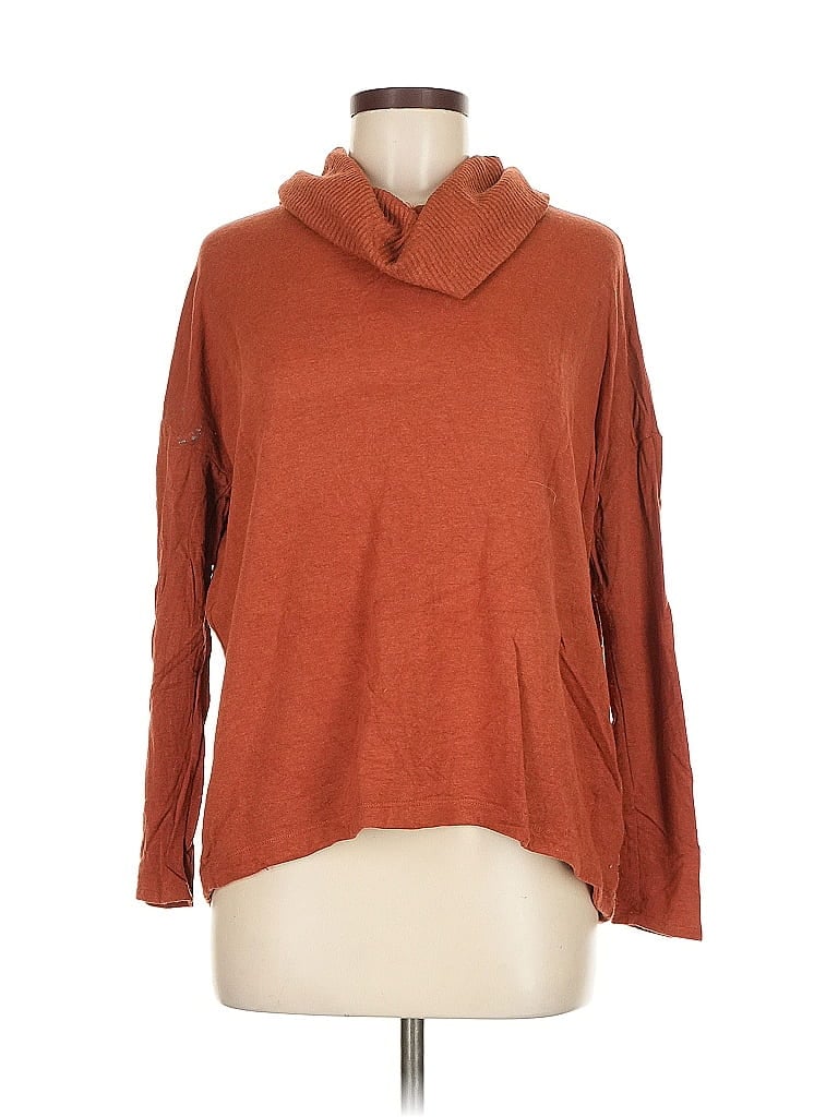 Lou & Grey for LOFT Brown Pullover Sweater Size M - photo 1
