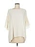 Assorted Brands 100% Polyester Ivory Short Sleeve Blouse Size 6 - photo 1