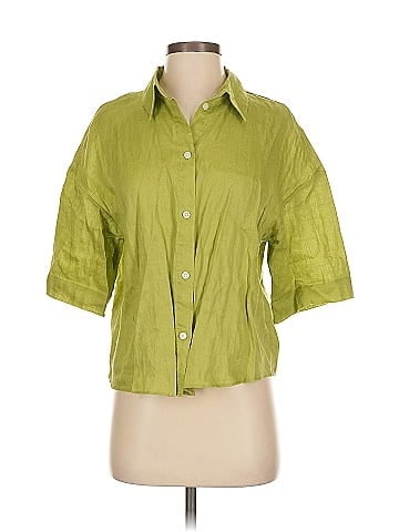 H&M 3/4 Sleeve Button-Down Shirt (view 1)